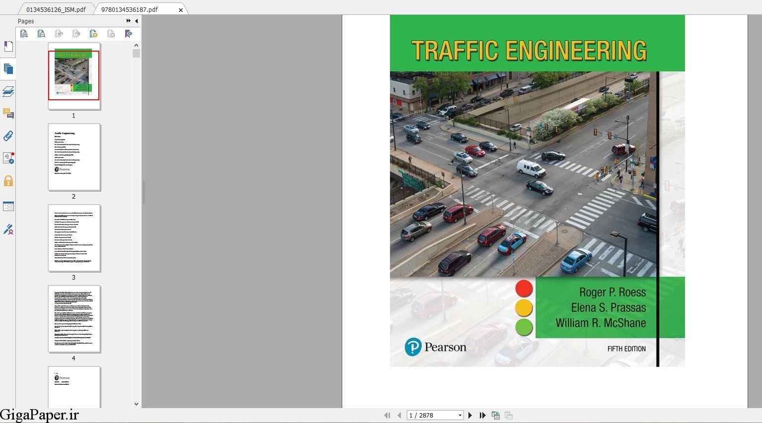  دانلود رایگان دانلود کتاب Traffic Engineering, 5th Edition خرید ایبوک مهندسی‌ ترافیک‌ مک شین ویرایش 5 سال 2019 دانلود کتاب مک شین دانلود ایبوک ویلیام Traffic Engineering McShane گیگاپیپر